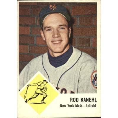 1963 Fleer #49 Rod Kanehl
