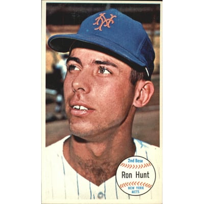 1964 Topps Giants #6 Ron Hunt