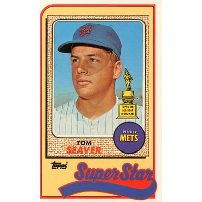 1989 Topps Baseball Talk/LJN #15 Tom Seaver