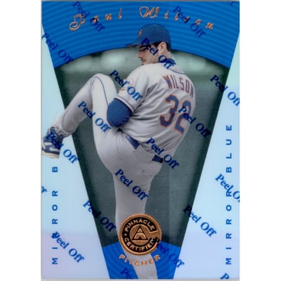 1997 Pinnacle Certified Mirror Blue #96 Paul Wilson