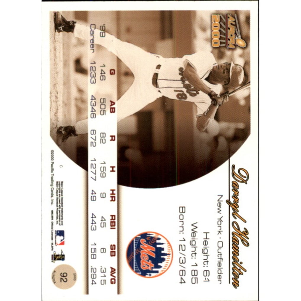 2000 Aurora Premiere Date #92 Darryl Hamilton