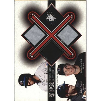 2001 SPx Winning Materials Update Trios #PPV Jay Payton/Mike Piazza/Robin Ventura