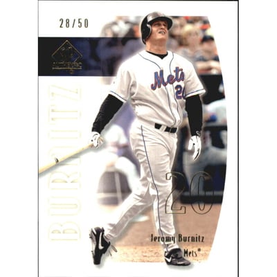 2002 SP Authentic Limited Gold #76 Jeromy Burnitz