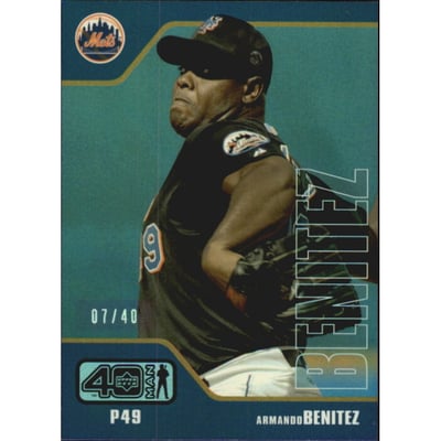 2002 Upper Deck 40-Man Electric Rainbow #824 Armando Benitez