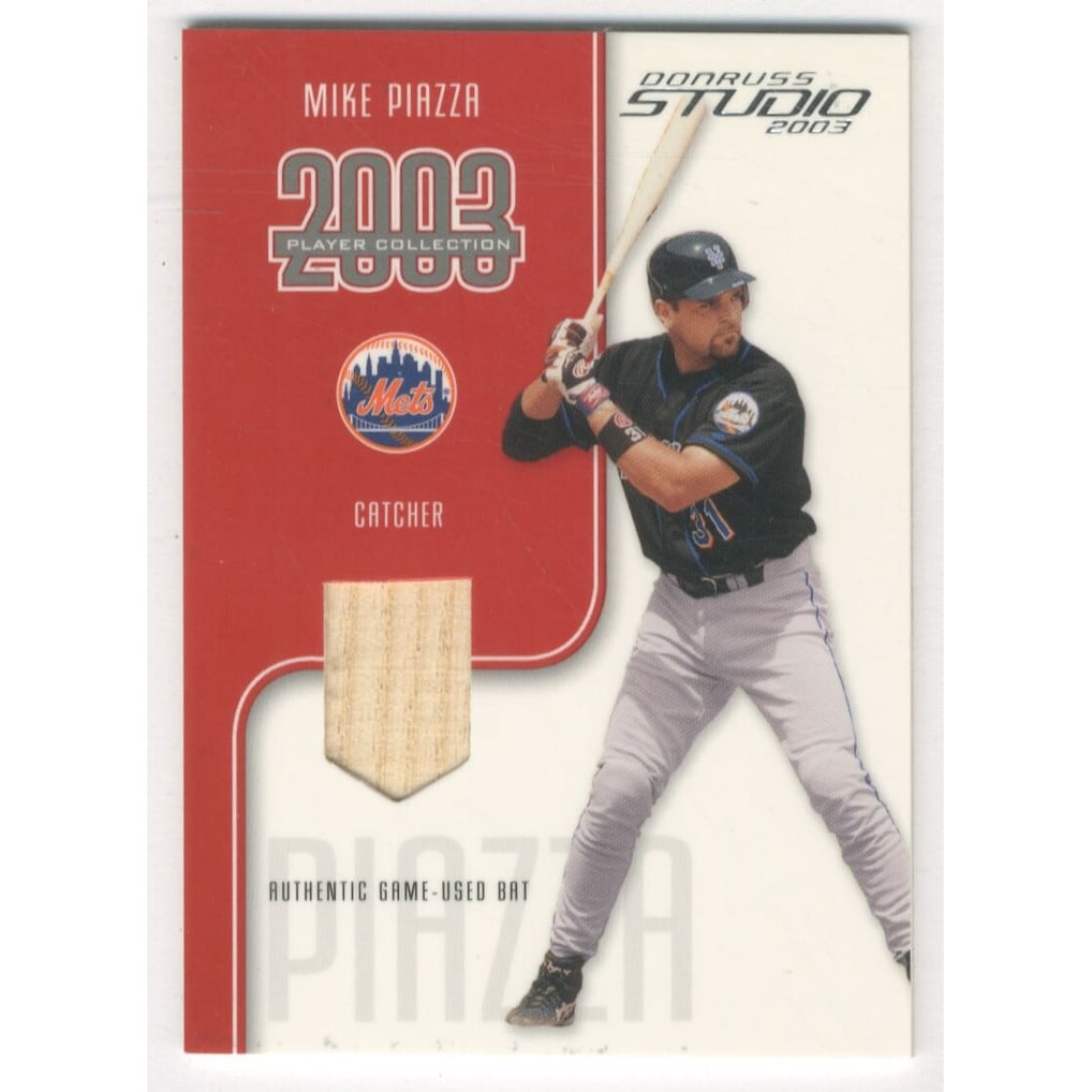 2003 Studio Player Collection #68 Mike Piazza Bat