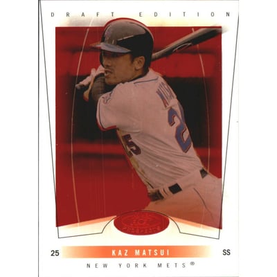 2004 Hot Prospects Draft Red Hot #61 Kaz Matsui HP