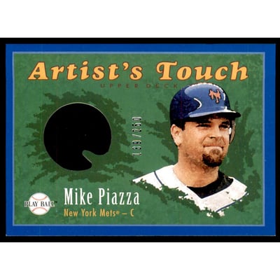 2004 Upper Deck Play Ball Artist's Touch Jersey #PI Mike Piazza