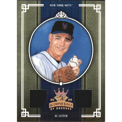 2005 Diamond Kings Materials Bronze #144 Al Leiter Jsy-Jsy/200