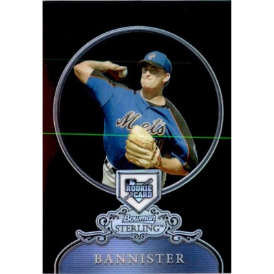 2006 Bowman Sterling Black Refractors #BB Brian Bannister