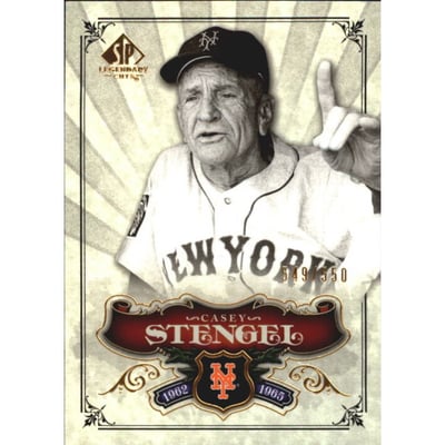 2006 SP Legendary Cuts #180 Casey Stengel