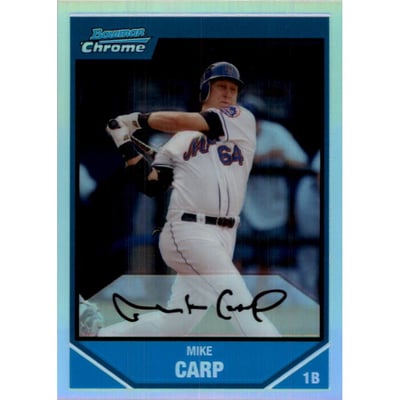2007 Bowman Chrome Prospects Refractors #BC111 Mike Carp