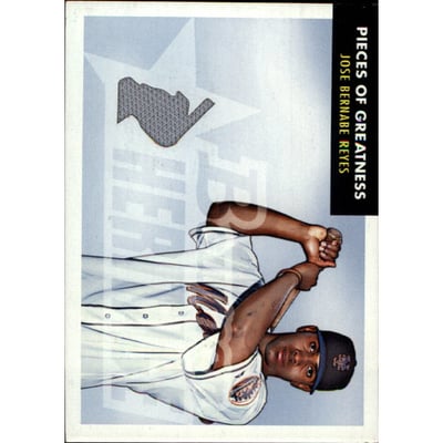2007 Bowman Heritage Pieces of Greatness #JR Jose Reyes Jsy B