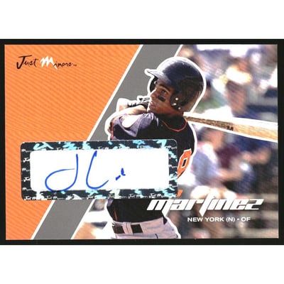 2008 Just Autographs Signatures Silver #44 Fernando Martinez