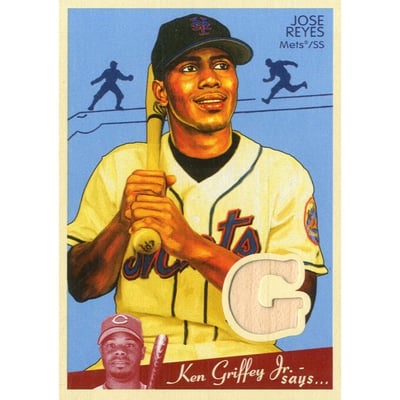 2008 Upper Deck Goudey Memorabilia #RE Jose Reyes