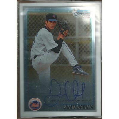 2010 Bowman Chrome Prospects #BCP220B Juan Urbina AU