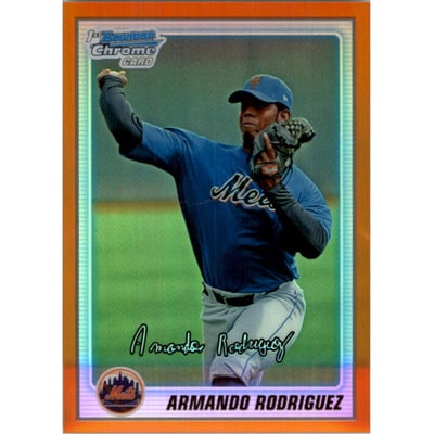 2010 Bowman Chrome Prospects Orange Refractors #BCP173 Armando Rodriguez