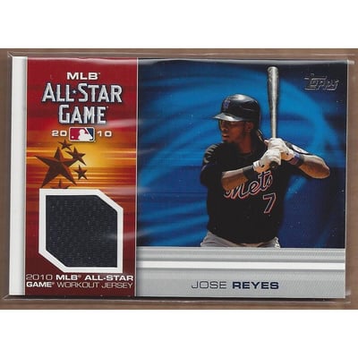 2010 Topps Update All-Star Stitches #JR Jose Reyes