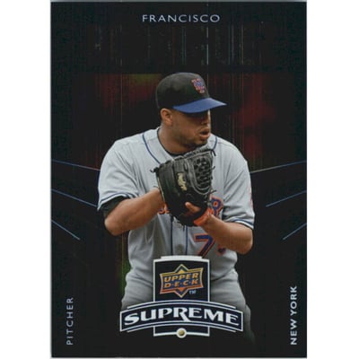 2010 Upper Deck Supreme Blue #S80 Francisco Rodriguez