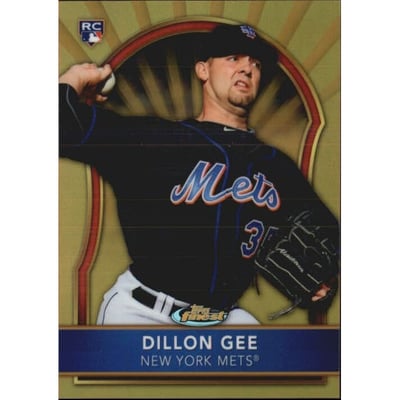 2011 Finest Gold Refractors #79 Dillon Gee