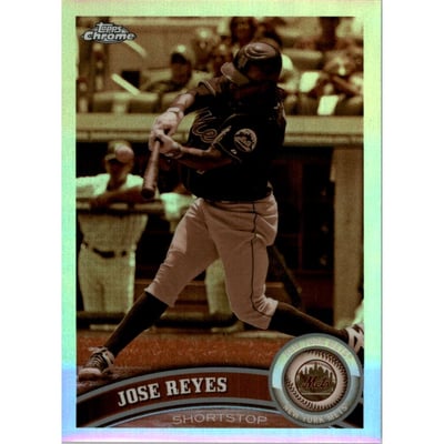 2011 Topps Chrome Sepia Refractors #138 Jose Reyes