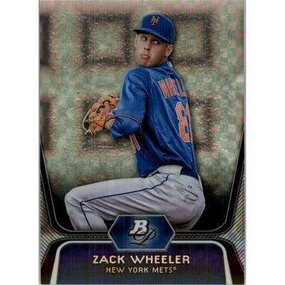 2012 Bowman Platinum Prospects X-Fractors #BPP48 Zack Wheeler