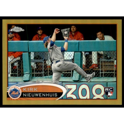 2012 Topps Chrome Gold Refractors #192 Kirk Nieuwenhuis