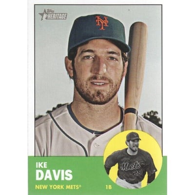 2012 Topps Heritage #436 Ike Davis SP