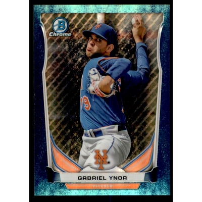 2014 Bowman Chrome Prospects Series 2 Bubble Refractors #BCP51 Gabriel Ynoa