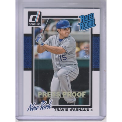 2014 Donruss Press Proofs Gold #36 Travis d'Arnaud