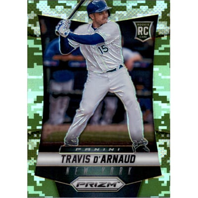 2014 Panini Prizm Prizms Camo #182 Travis D'Arnaud