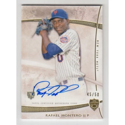 2014 Topps Supreme Autographs #SARMO Rafael Montero