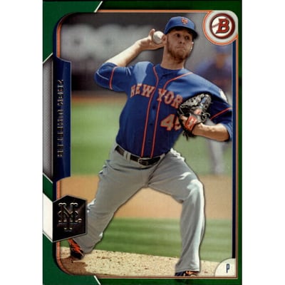 2015 Bowman Green #14 Zack Wheeler
