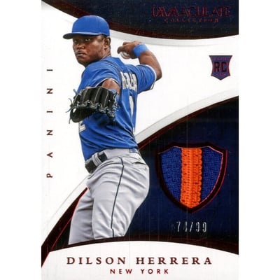 2015 Immaculate Collection Immaculate Swatches Prime #54 Dilson Herrera/99