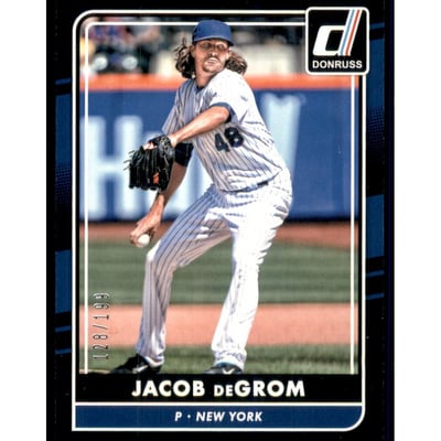 2016 Donruss Black Border #99 Jacob deGrom