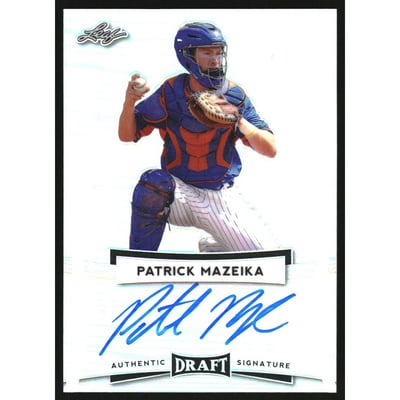 2017 Leaf Metal Draft #BAPM1 Patrick Mazeika