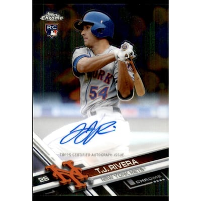 2017 Topps Chrome Rookie Autographs #RATR T.J. Rivera