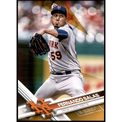 2017 Topps Update 5x7 Gold #US262 Fernando Salas