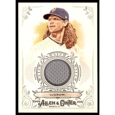 2018 Topps Allen and Ginter Relics #FSRBJd Jacob deGrom B