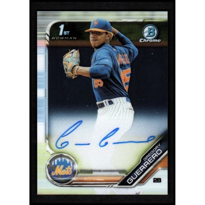 2019 Bowman Chrome Prospect Autographs #CPAGG Gregory Guerrero