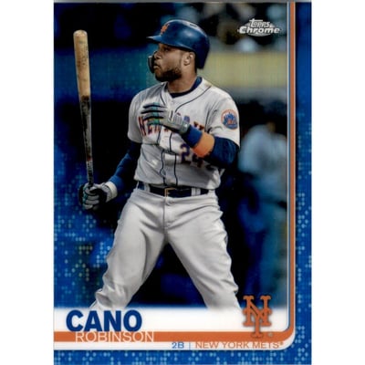 2019 Topps Chrome Blue Refractors #193 Robinson Cano