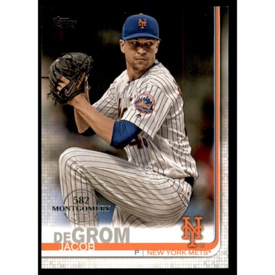 2019 Topps Factory Set 582 Montgomery #200 Jacob deGrom