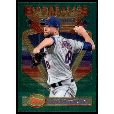 2020 Finest Flashbacks #102 Jacob deGrom