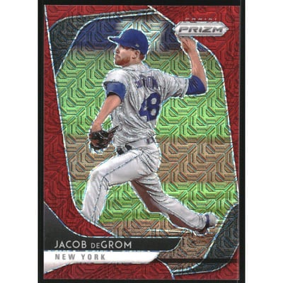 2020 Panini Prizm Prizms Red Mojo #35 Jacob deGrom