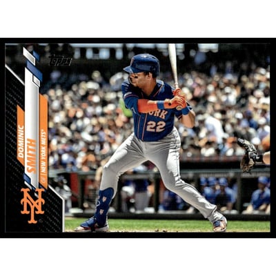 2020 Topps Black #277 Dominic Smith