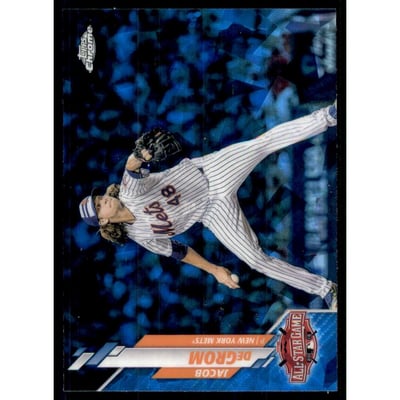 2020 Topps Chrome Update Sapphire #U299 Jacob deGrom AS