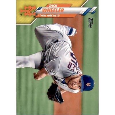 2020 Topps Walgreens Yellow #152 Zack Wheeler