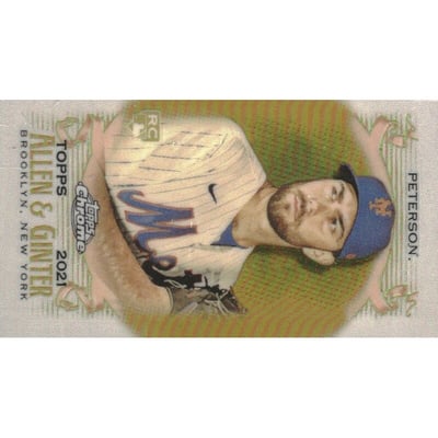 2021 Topps Allen and Ginter Chrome Mini Gold Refractors #130 David Peterson