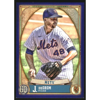 2021 Topps Gypsy Queen Indigo #230 Jacob deGrom