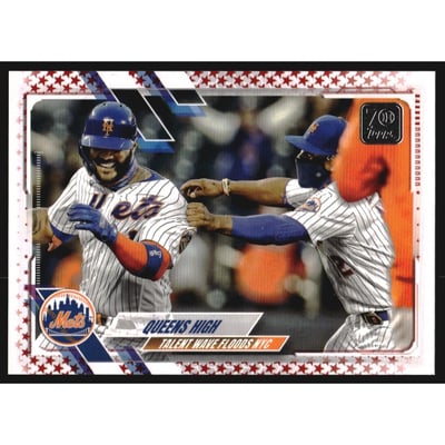 2021 Topps Update Independence Day #US39 Francisco Lindor/Jonathan Villar
