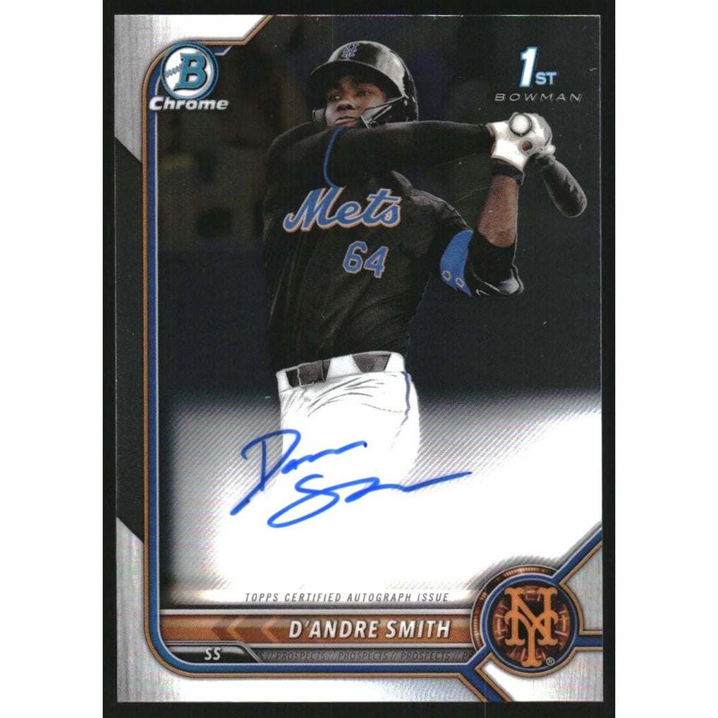 2022 Bowman Chrome Draft Autographs #CDADS D'Andre Smith